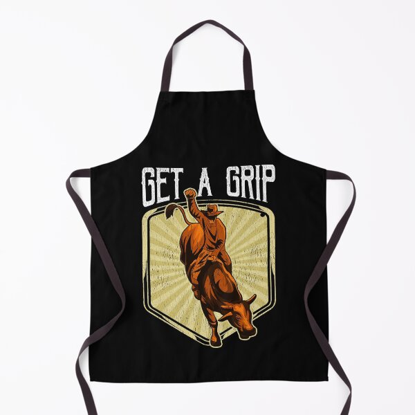 Item preview, Funny Get a Grip Competitive Bull Riding Pun designed and sold by perfectpresents.