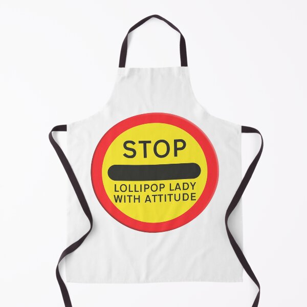 Item preview,  Road sign school childrens crossing Lollipop lady with attitude designed and sold by funkyworm.