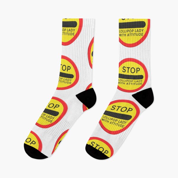 Item preview,  Road sign school childrens crossing Lollipop lady with attitude designed and sold by funkyworm.