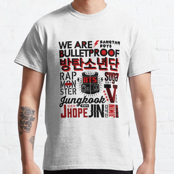 BTS Collage T-shirt classique