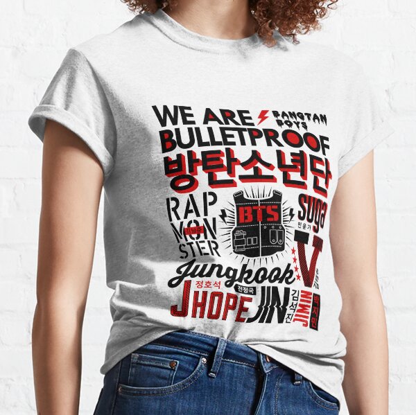 BTS Collage Camiseta clásica