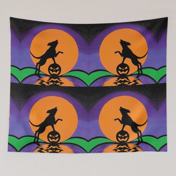 Item preview, Pup's First Halloween Howl designed and sold by HallwardHouse.