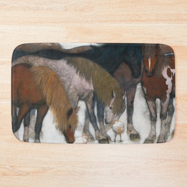 Item preview, Horses and egrets designed and sold by Sun Lin.