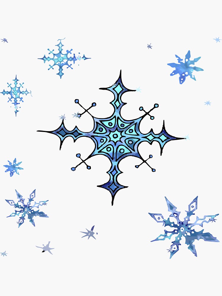 Snow Flakes 0004 by NigelCooney