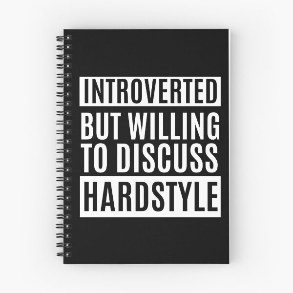 Item preview, Introverted But Willing To Discuss Hardstyle designed and sold by m95sim.
