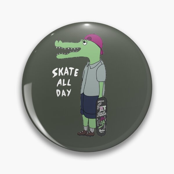 Item preview, Skate all day skate gator designed and sold by wazoosi.