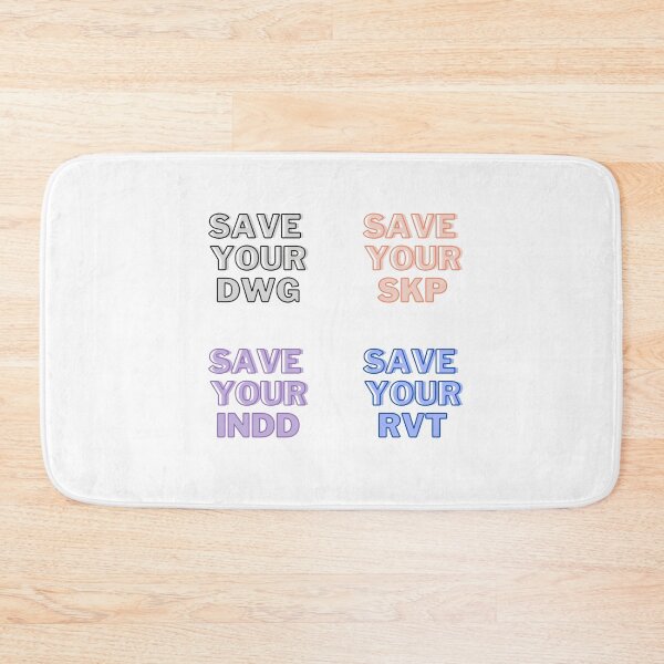 Item preview, Architecture Reminders Save Your DWG Save Your SKP Save Your INDD  designed and sold by A. P..