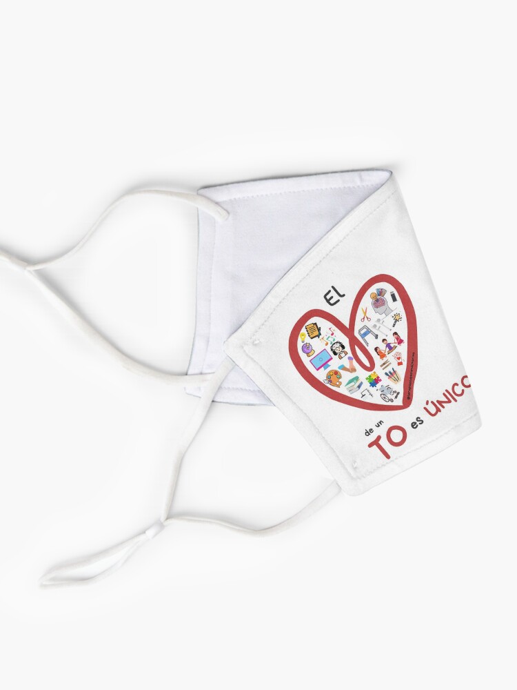 Vista alternativa de Mascarilla El corazón de un TO es único