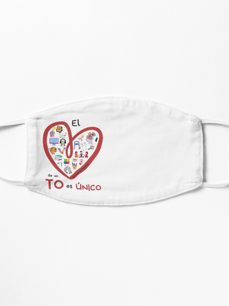 Vista alternativa de Mascarilla El corazón de un TO es único
