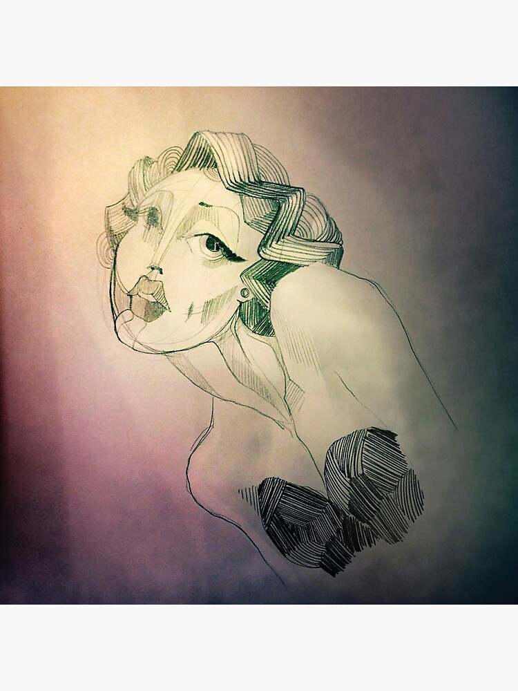 Thumbnail 4 of 4, Pillow, Screen Siren (by Dennie Pasion and illustrated by Isadora Bojovic) designed and sold by denniepasion1.