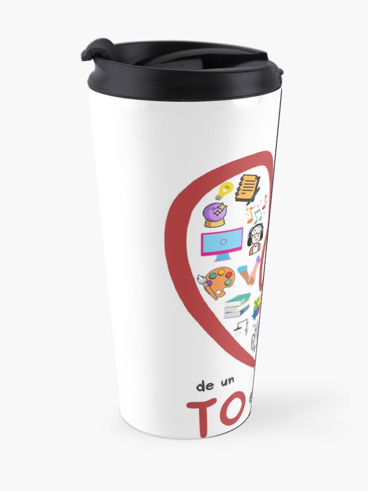 Vista alternativa de Taza de viaje El corazón de un TO es único
