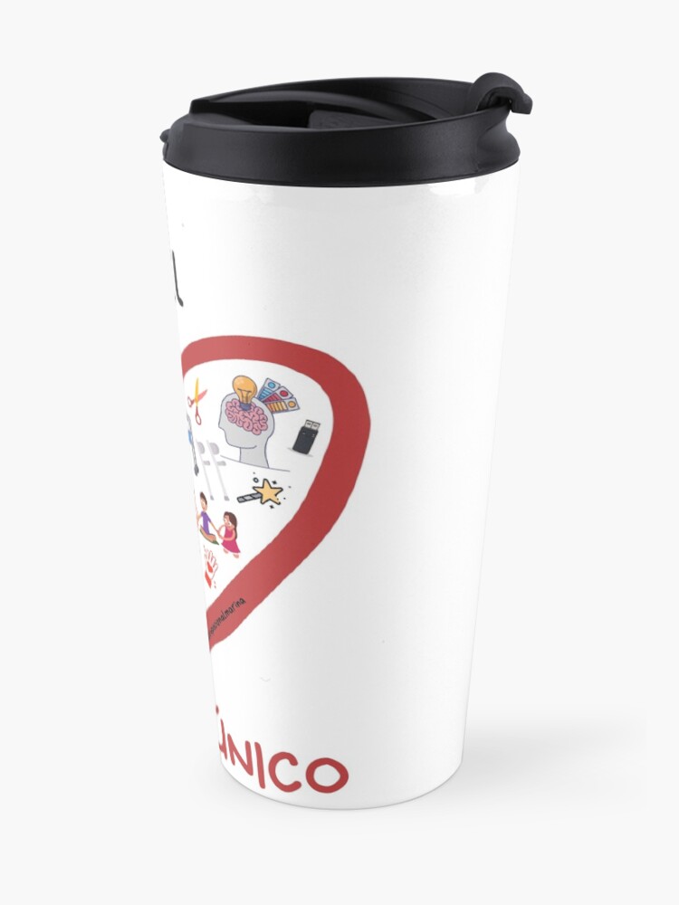Vista alternativa de Taza de viaje El corazón de un TO es único