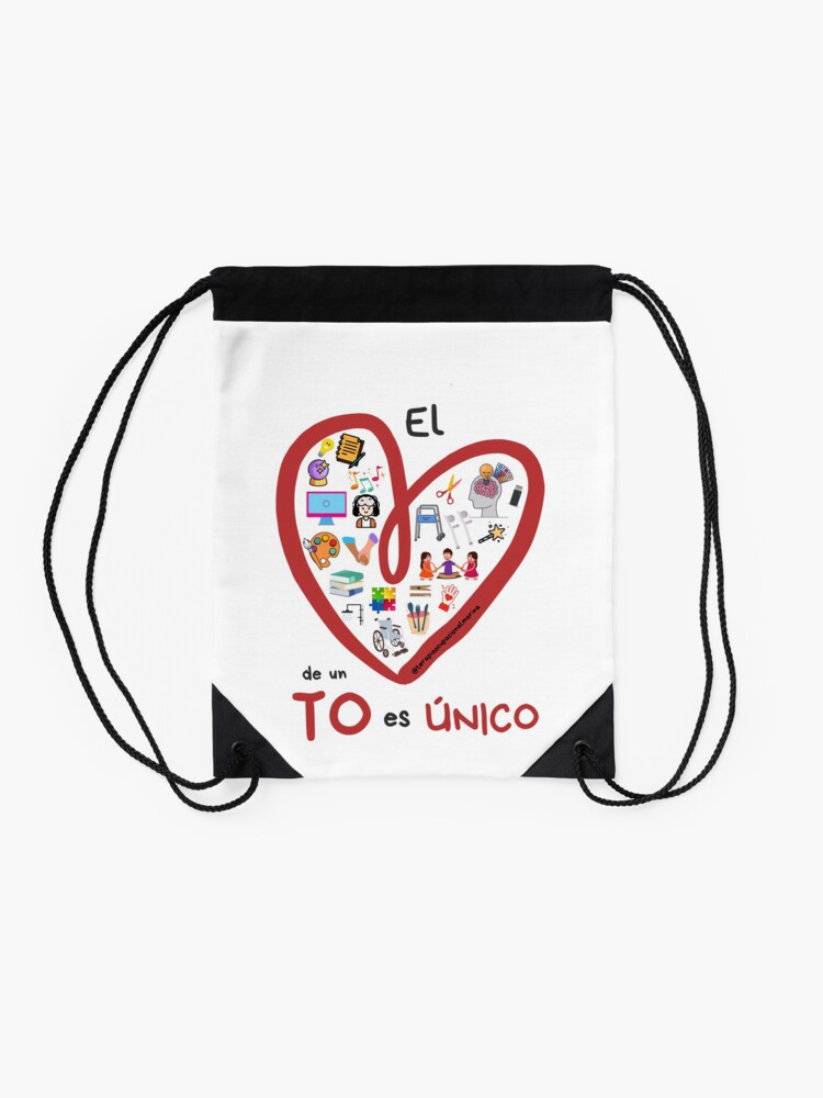 Vista alternativa de Mochila saco El corazón de un TO es único