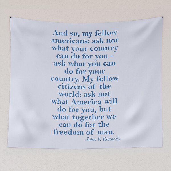 Item preview, John F. Kennedy Quote designed and sold by keisthard.