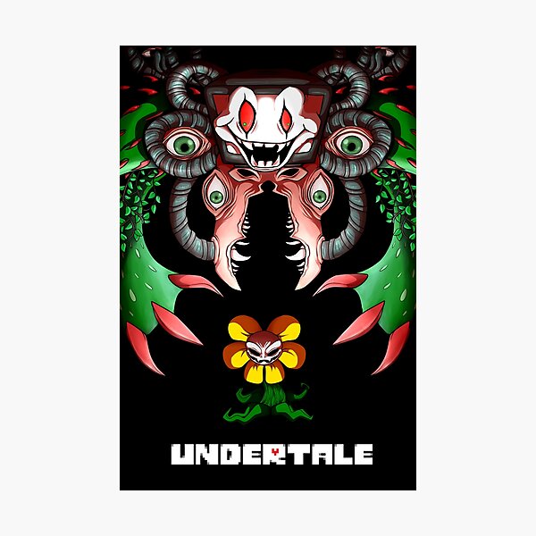 Flowey Boss Wall Art Redbubble Flowey Boss Wall Art Redbubble