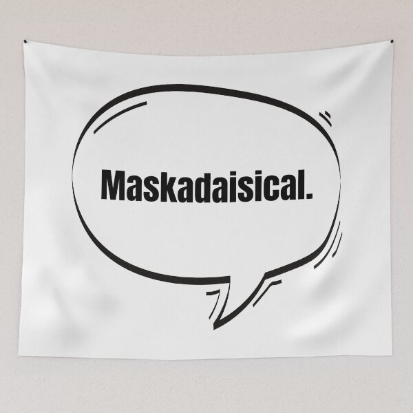 Item preview, Maskadaisical Text-Based Speech Bubble designed and sold by Nathalie Aynié.