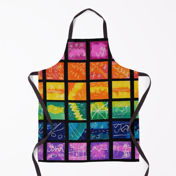 Item preview, HHPS Art Show, Class KG, Watercolour and Oil Pastel: Chasing Rainbows designed and sold by hhpsartshow.