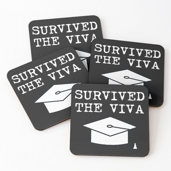 Item preview, Survived the Viva PhD Undergraduate Masters Graduation  designed and sold by DesignsofNote.