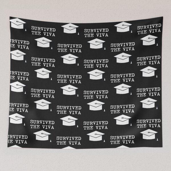 Item preview, Survived the Viva PhD Undergraduate Masters Graduation  designed and sold by DesignsofNote.