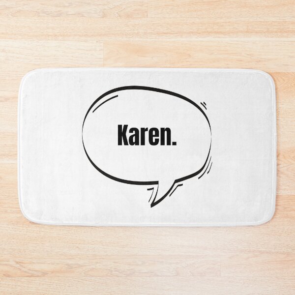 Item preview, Karen Text-Based Speech Bubble designed and sold by Nathalie Aynié.