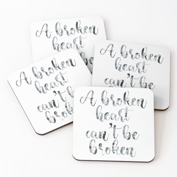 Item preview, Broken heart quote designed and sold by LucieKvr.