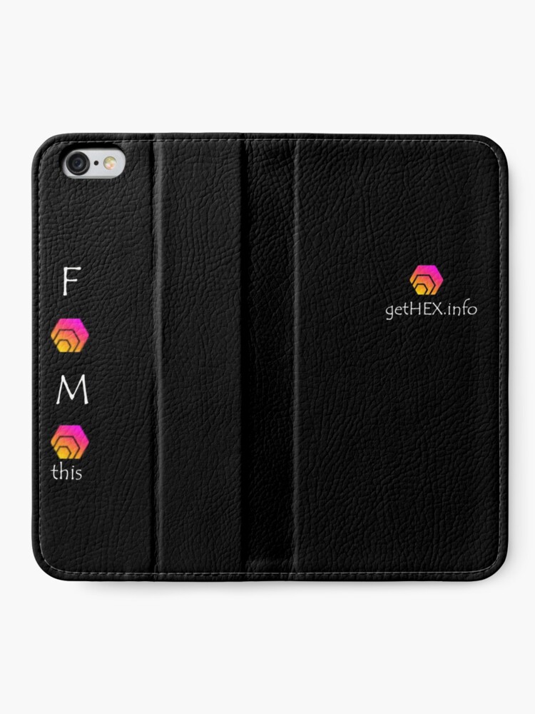 Alternate view of FOMO HEX iPhone Wallet