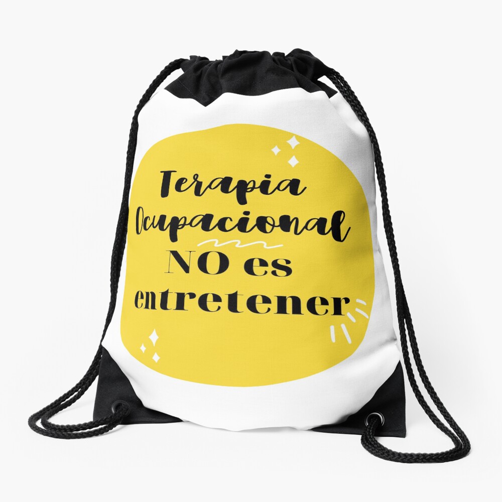 Terapia Ocupacional NO es entretener Mochila saco