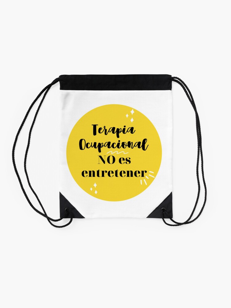 Vista alternativa de Mochila saco Terapia Ocupacional NO es entretener