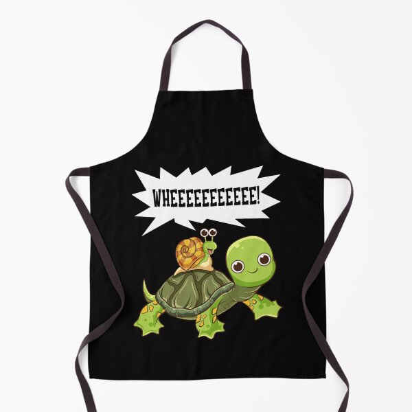 Item preview, Cute & Funny Snail Riding on Turtle Yelling Whee designed and sold by perfectpresents.