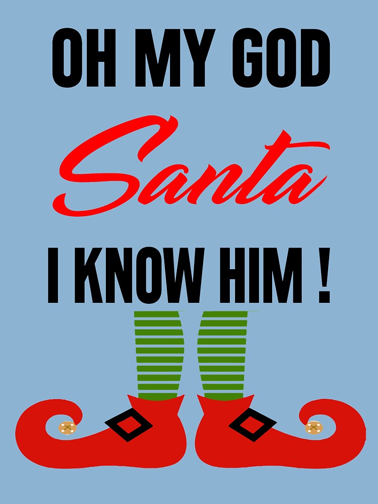 OMG Santa I know Him Buddy Elf 20oz Skinny Tumbler – Desert Shirt Co.