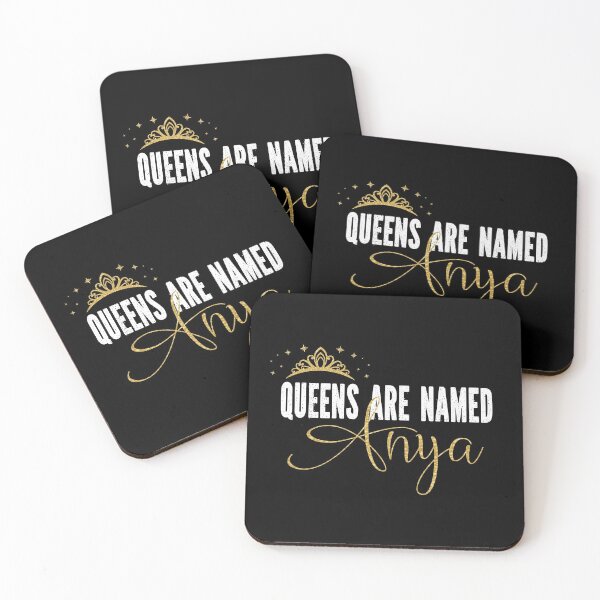 Item preview, Queens Are Named Anya Personalized First Name Girl graphic designed and sold by Grabitees.
