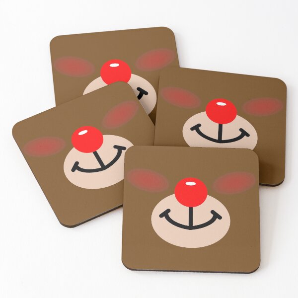 Item preview, Classic smiling Rudolph red nose blushing designed and sold by Deegital18.