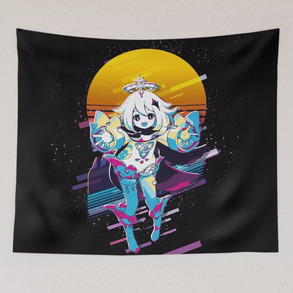 Item preview, Paimon - Genshin Impact 80s retro designed and sold by MyRetroArt.