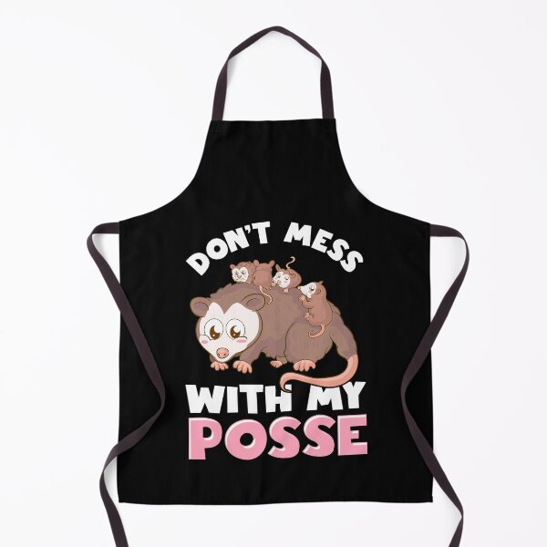 Item preview, Cute & Funny Don't Mess With My Posse Possum Family Pun designed and sold by perfectpresents.