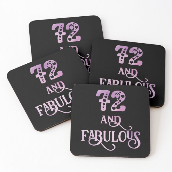 Item preview, Women 72 Years Old And Fabulous 72nd Birthday Party print designed and sold by Grabitees.