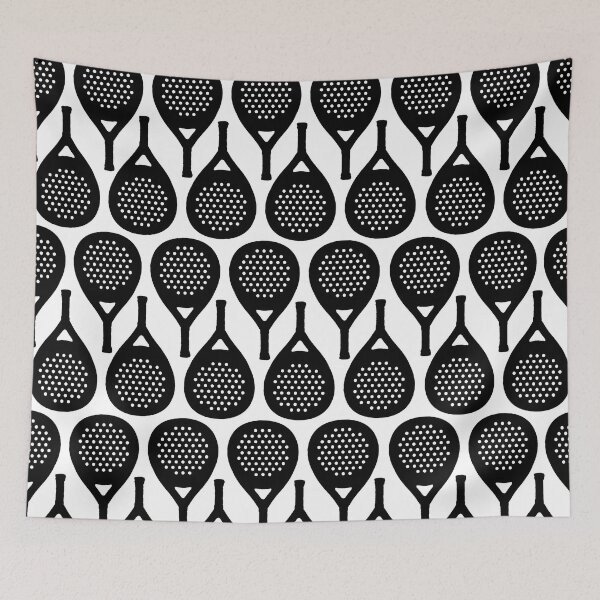 Item preview, Racket Pattern BLK designed and sold by GVibezPadel.
