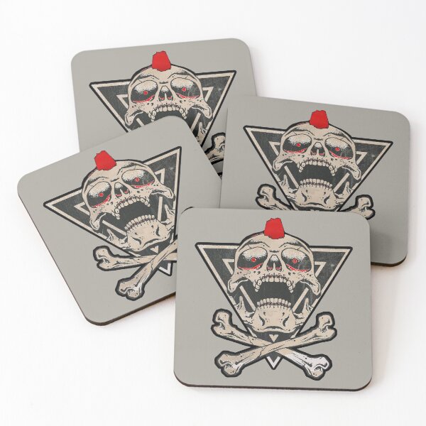 Item preview, Red Head Skull Triangle designed and sold by DeDesign Collective.