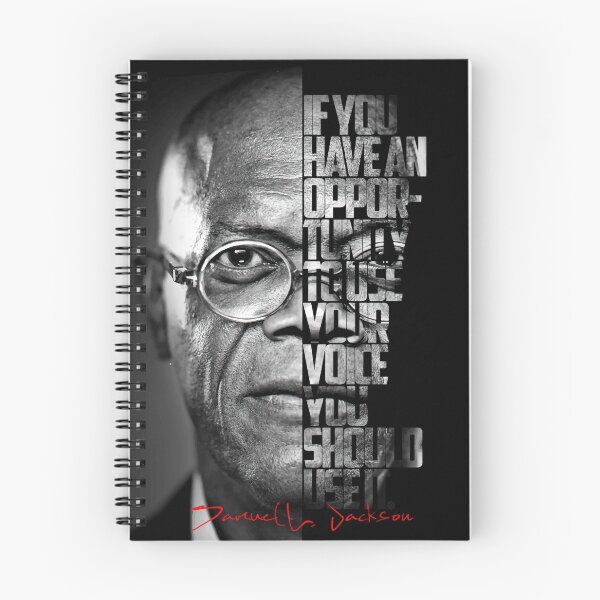 Item preview, Black and white Samuel L Jackson quote designed and sold by Enea Kelo.