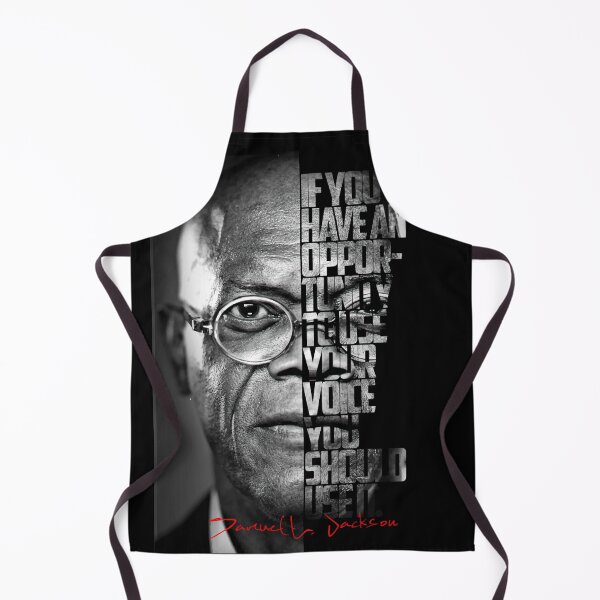 Item preview, Black and white Samuel L Jackson quote designed and sold by Enea Kelo.