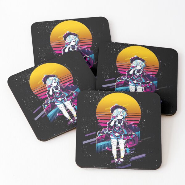 Item preview, Qiqi - Genshin Impact 80s retro designed and sold by MyRetroArt.