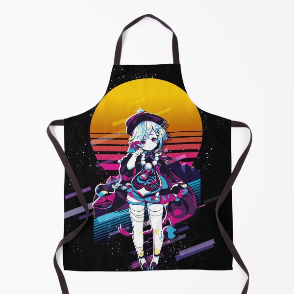 Item preview, Qiqi - Genshin Impact 80s retro designed and sold by MyRetroArt.