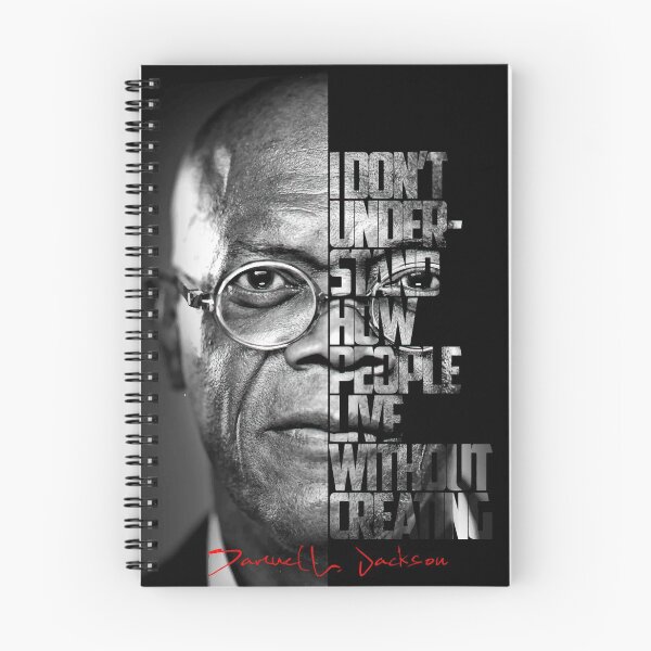 Item preview, Black and white Samuel L Jackson quote designed and sold by Enea Kelo.