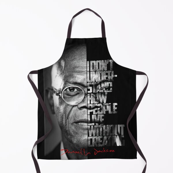 Item preview, Black and white Samuel L Jackson quote designed and sold by Enea Kelo.