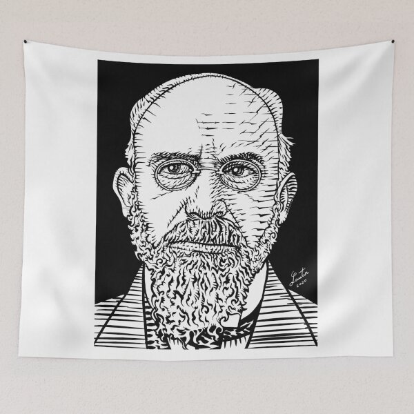 Item preview, ERIK SATIE ink portrait designed and sold by lautir.