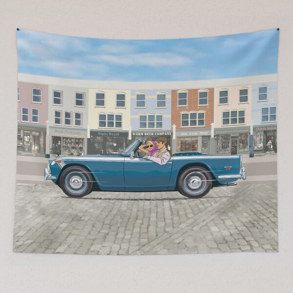 Item preview, Valencia Blue TR250 with optional Surrey Top on some designs designed and sold by Bigs66.