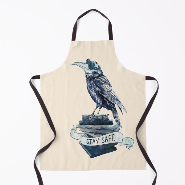 Item preview, Crow Plague Doctor Say stay safe designed and sold by Collagedream.