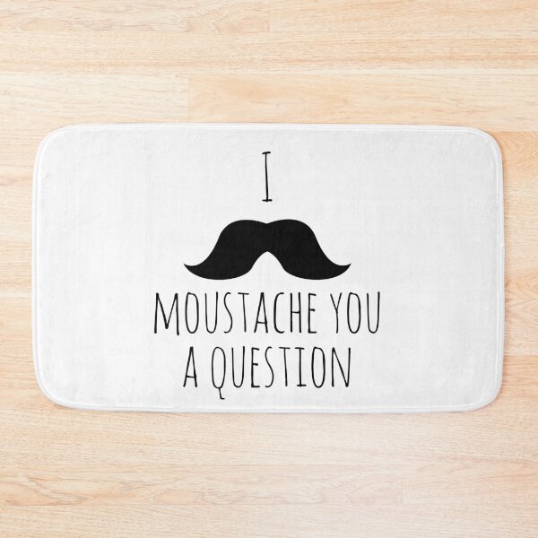 Item preview, Funny Moustache Pun designed and sold by hashnan21.