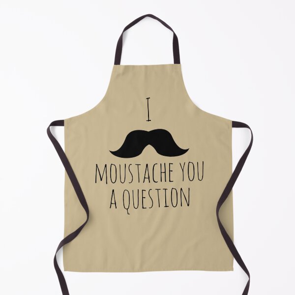 Item preview, Funny Moustache Pun designed and sold by hashnan21.