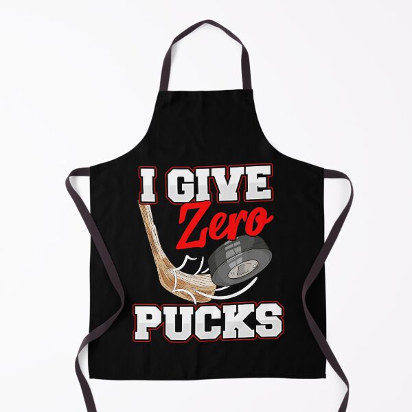 Item preview, I Give Zero Pucks Ice Hockey Players Sarcastic Pun designed and sold by perfectpresents.