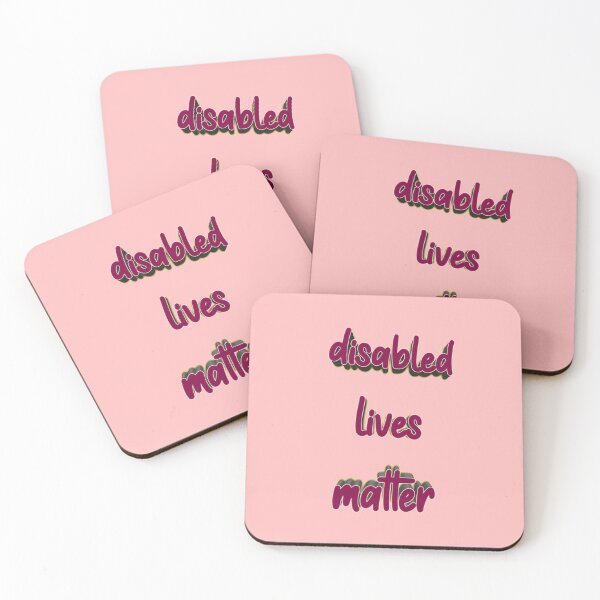 Item preview, Disabled Lives Matter 001 designed and sold by ITALY-Roselli-.